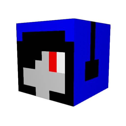 apig12 Minecraft avatar head, 3D render