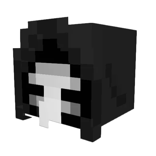 apmozart Minecraft avatar head, 3D render