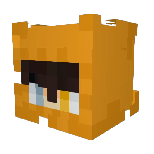 apo1lo_ Minecraft avatar head, 3D render
