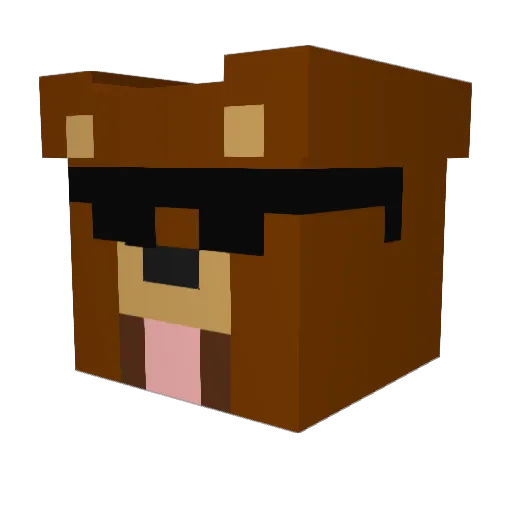 apocalypse1212 Minecraft avatar head, 3D render