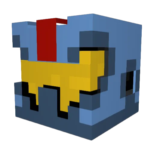 apocalyptic0n3 Minecraft avatar head, 3D render