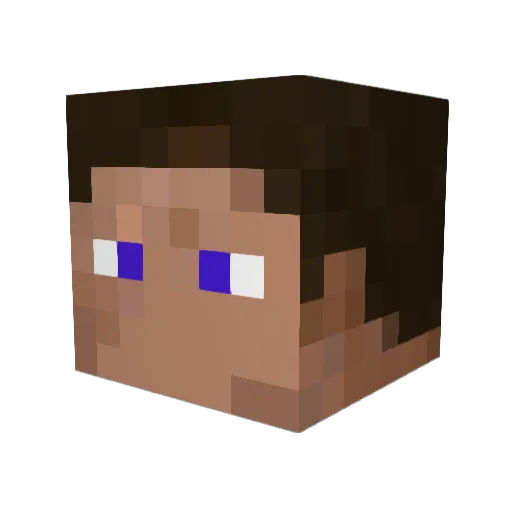 aportaL2dot0 Minecraft avatar head, 3D render