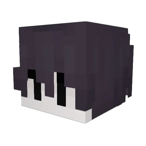 aposentar Minecraft avatar head, 3D render