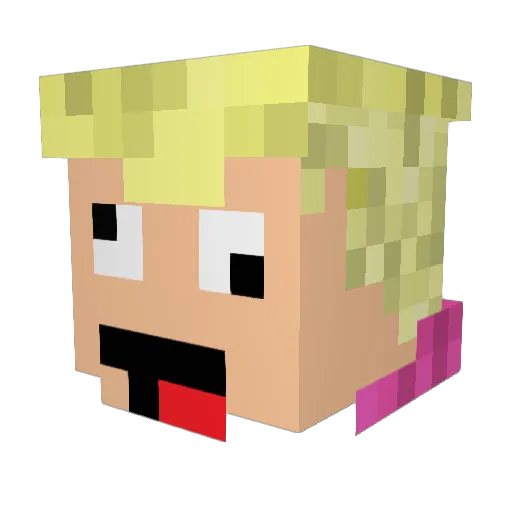 apoulsen03 Minecraft avatar head, 3D render