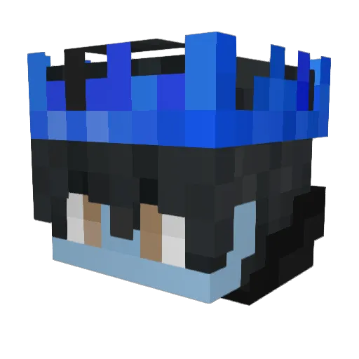 app_le1399 Minecraft avatar head, 3D render