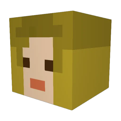 appelkind Minecraft avatar head, 3D render