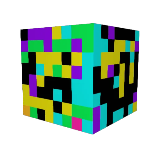 appeltown Minecraft avatar head, 3D render