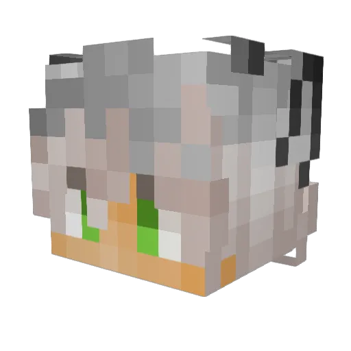 appiedude Minecraft avatar head, 3D render