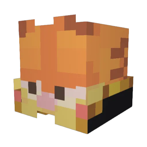appiejuice_ Minecraft avatar head, 3D render