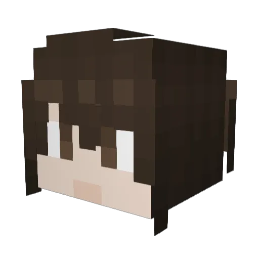 apple0330 Minecraft avatar head, 3D render