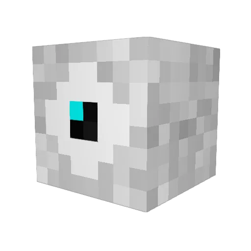 apple2045 Minecraft avatar head, 3D render