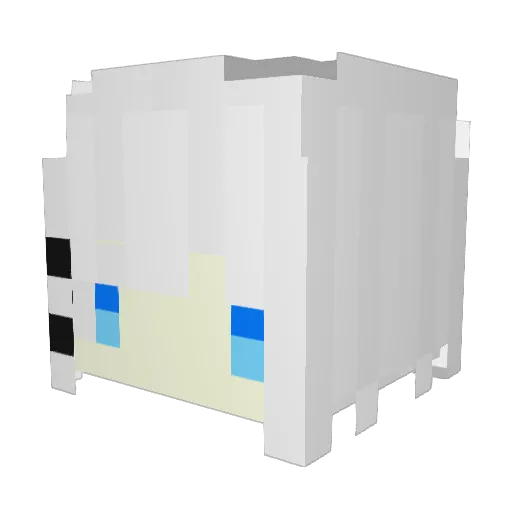 apple999999 Minecraft avatar head, 3D render