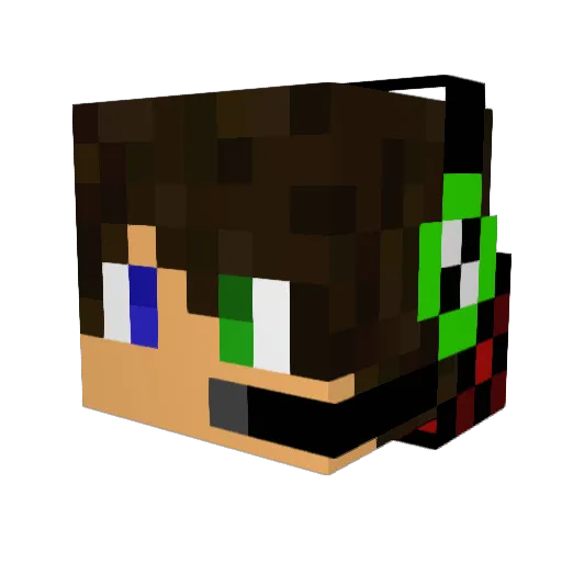 apple_gamer09 Minecraft avatar head, 3D render