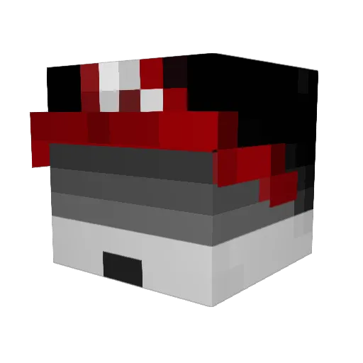 apple_juices Minecraft avatar head, 3D render