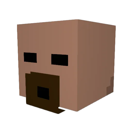 applebob78 Minecraft avatar head, 3D render