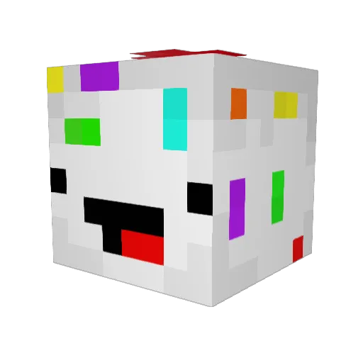 appleboiXD Minecraft avatar head, 3D render