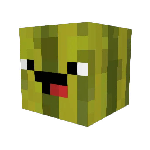 appledochi_ Minecraft avatar head, 3D render