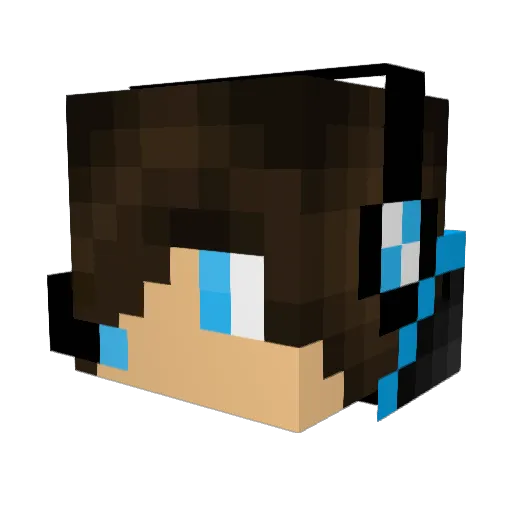 applegamer100 Minecraft avatar head, 3D render