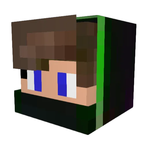 appleman38 Minecraft avatar head, 3D render