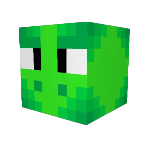 applenper Minecraft avatar head, 3D render