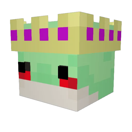 applepicke Minecraft avatar head, 3D render