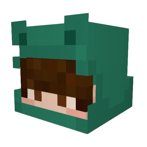 applepie780 Minecraft avatar head, 3D render