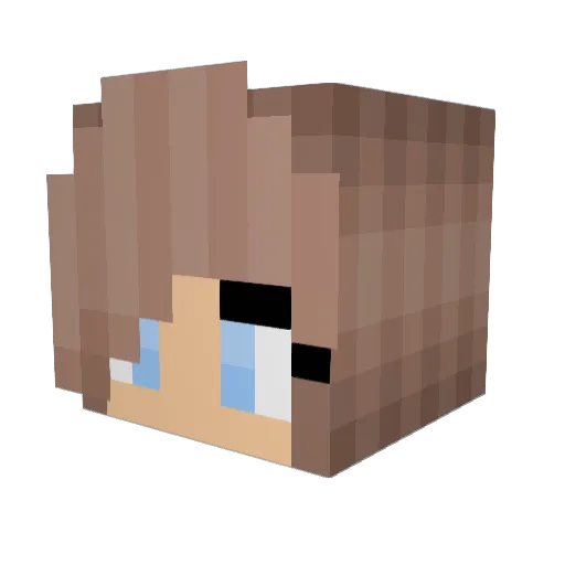 apples189 Minecraft avatar head, 3D render
