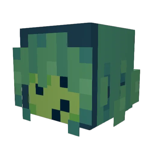 apples_dumpling Minecraft avatar head, 3D render