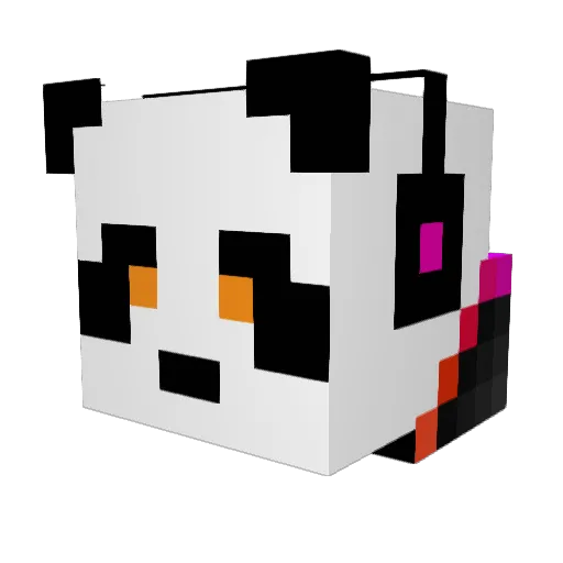 appletree101 Minecraft avatar head, 3D render