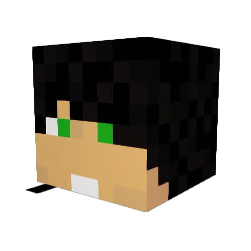 appletreelover Minecraft avatar head, 3D render