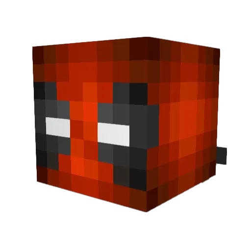 applewrecker Minecraft avatar head, 3D render
