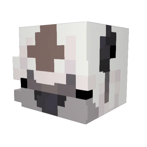 appushhh Minecraft avatar head, 3D render