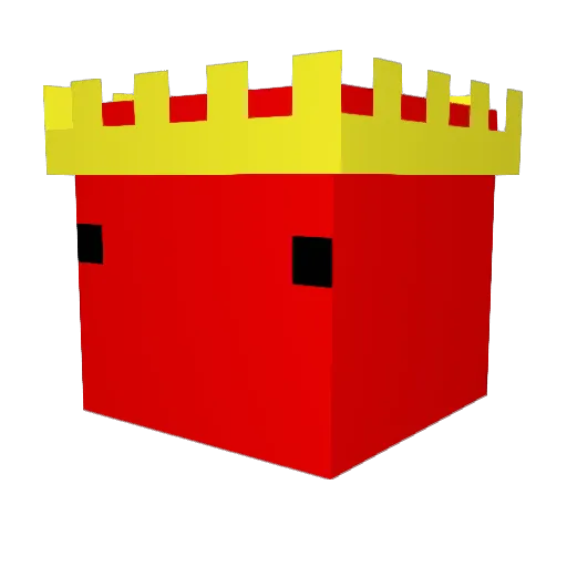 appy_x Minecraft avatar head, 3D render