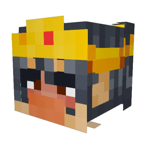 aprajit0 Minecraft avatar head, 3D render