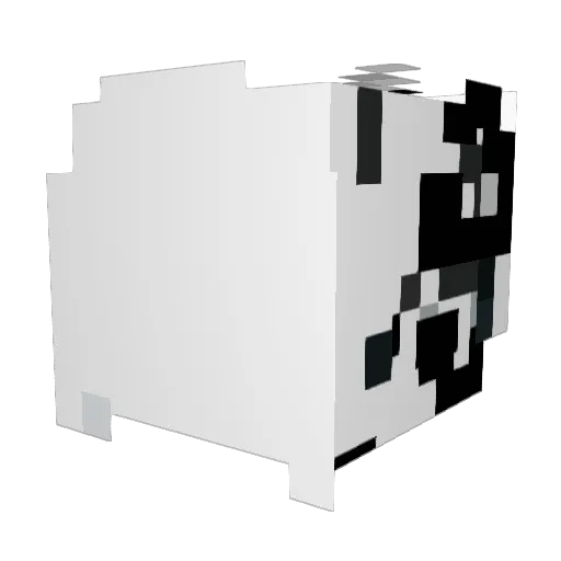 apricott__ Minecraft avatar head, 3D render