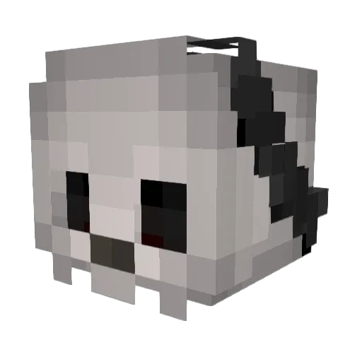 april5261 Minecraft avatar head, 3D render