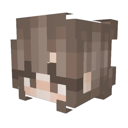 april_rocks9 Minecraft avatar head, 3D render