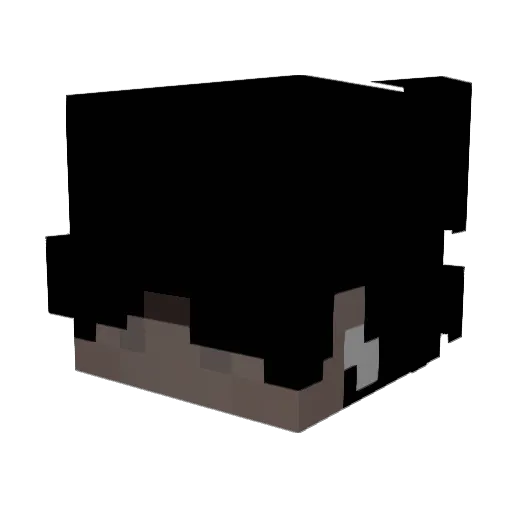 apriljs Minecraft avatar head, 3D render