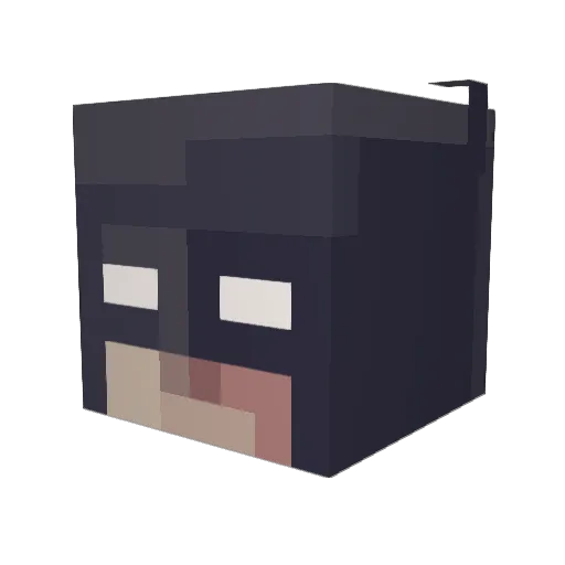 apt93 Minecraft avatar head, 3D render
