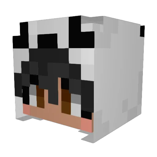 aptdemon Minecraft avatar head, 3D render