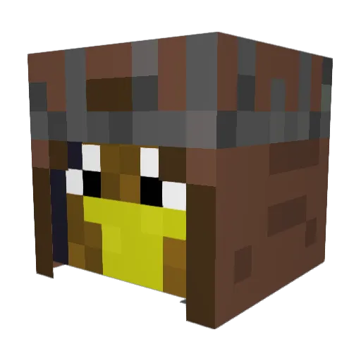 apteryx7 Minecraft avatar head, 3D render
