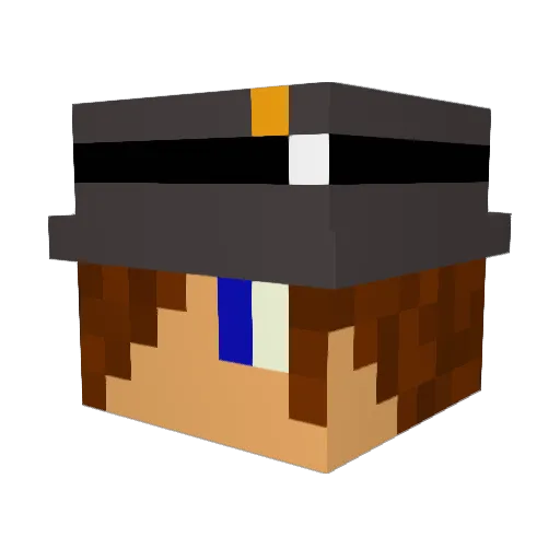 apushkin9 Minecraft avatar head, 3D render