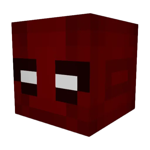 apwncat Minecraft avatar head, 3D render