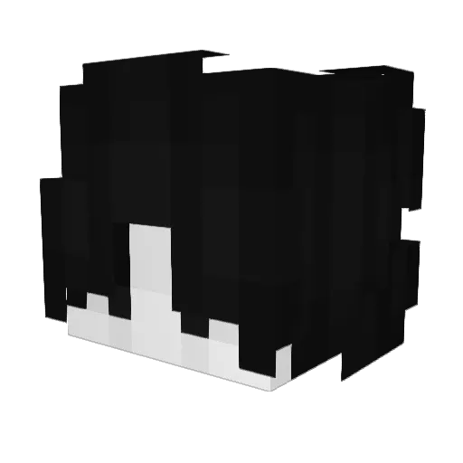 apythetic Minecraft avatar head, 3D render