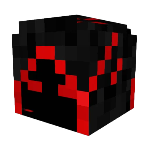 aqua_an Minecraft avatar head, 3D render