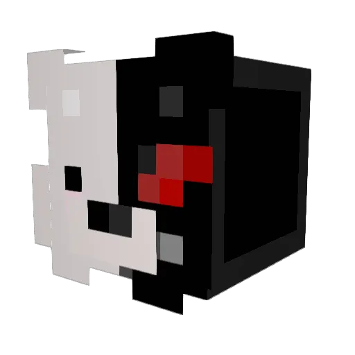 aquashawty Minecraft avatar head, 3D render