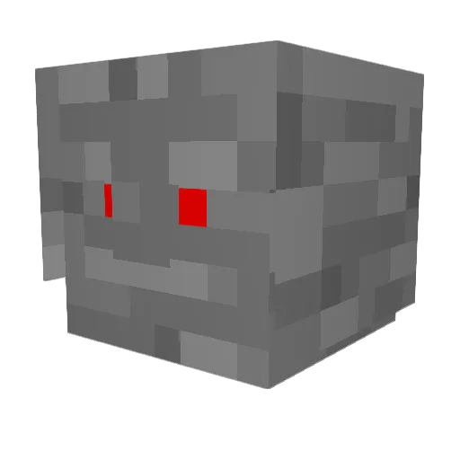aqulio Minecraft avatar head, 3D render
