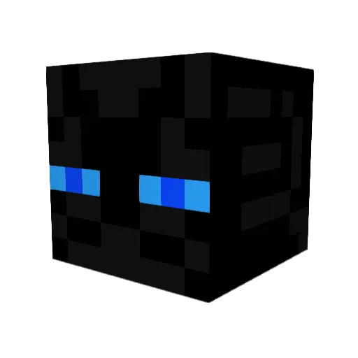 aquos7 Minecraft avatar head, 3D render