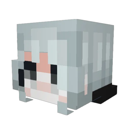 ar16000 Minecraft avatar head, 3D render