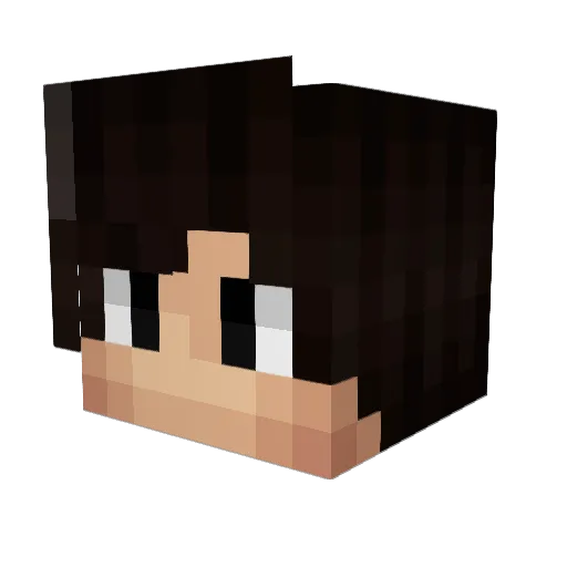 arTmf Minecraft avatar head, 3D render